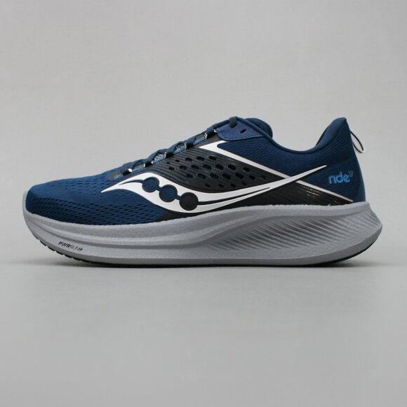 Saucony Men\'s 11.5 Ride-17 Tide Silver Blue Running Shoes Sneakers - S20924-106 main image 11